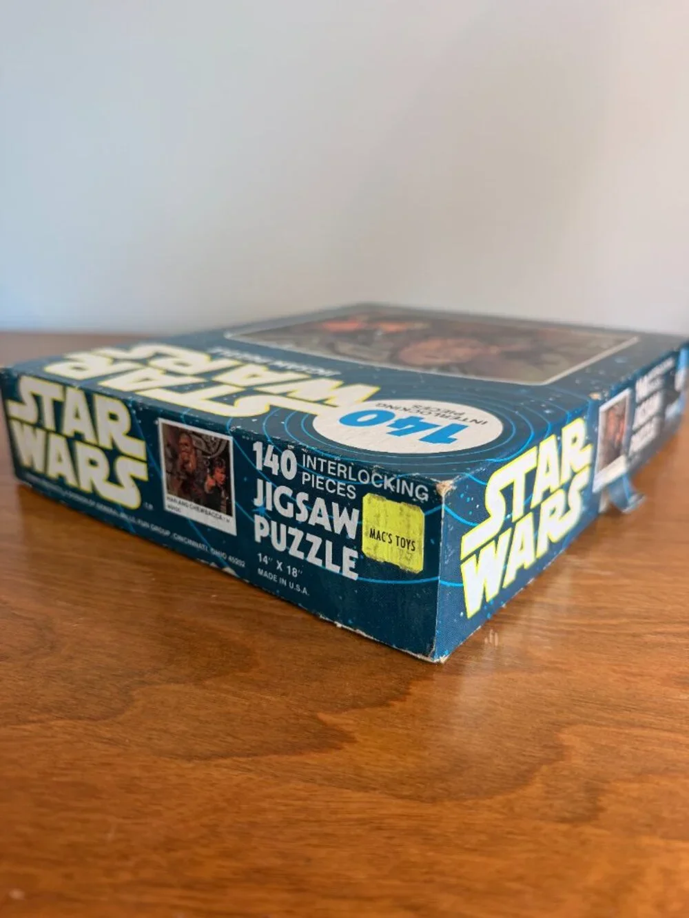 Vintage 1977 Star Wars 140 piece Jigsaw Puzzle Han Solo & Chewbacca - Complete